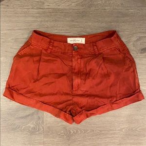 Abercrombie & Fitch burnt orange shorts size 00